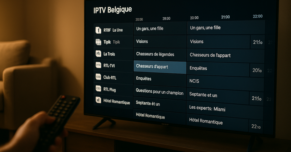 Le débit minimum souvent ignoré pour profiter de l’iptv belgique en 4K