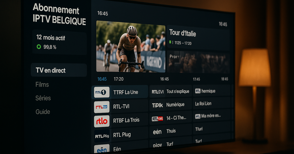 Comment choisir un abonnement iptv belgique fiable et légal