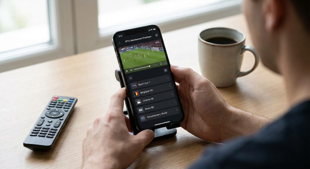 un abonnement iptv premium sur television