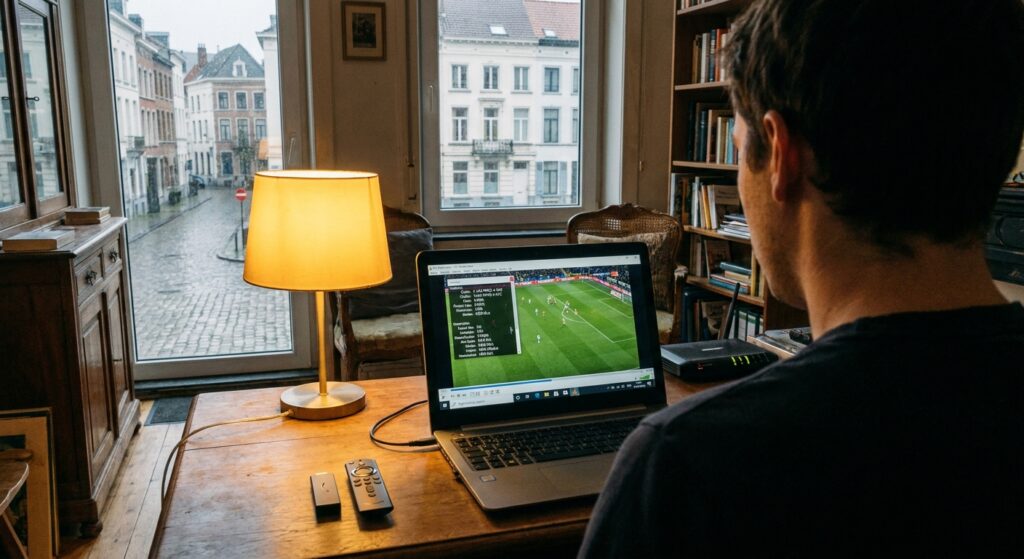 iptv stable service on a laptop running VLC Media Player