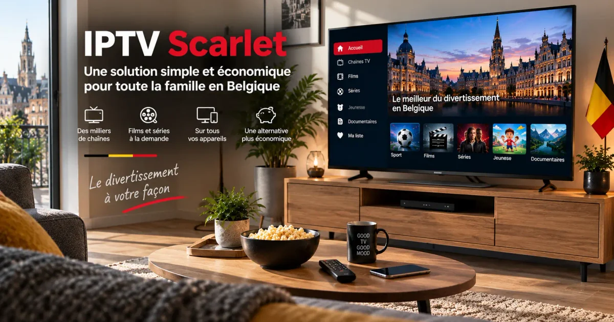 IPTV Scarlet : quelle solution TV choisir en Belgique ?