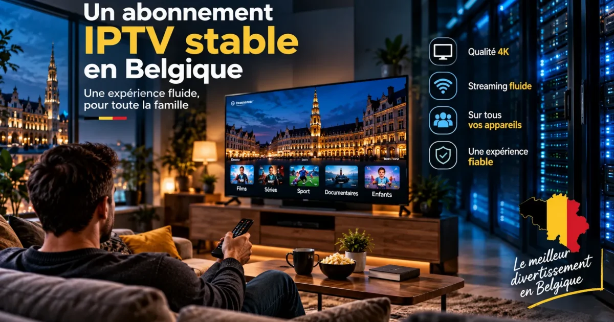 Abonnement IPTV Stable en Belgique : Guide Complet 2026