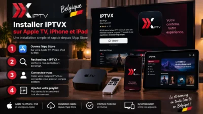 IPTVX Belgique : installation, playlist et abonnement du lecteur premium